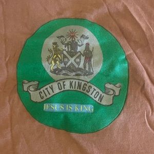 Jesus is King Jamaica Seal T-shirt (Sz Medium)